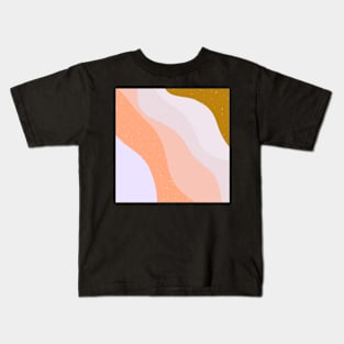 Retro Abstract Desert Oasis Kids T-Shirt